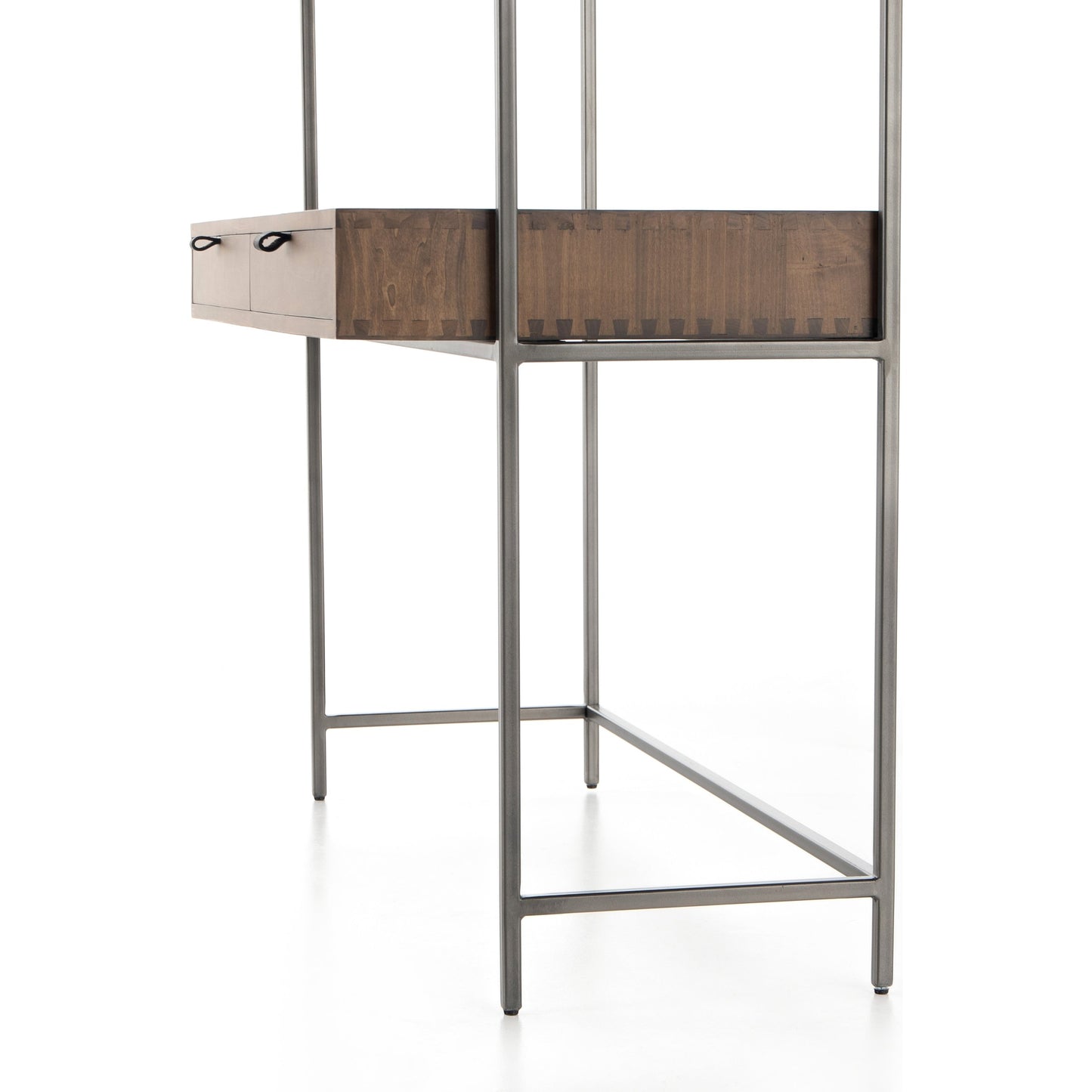 003 SI-1717041 | Additional Silo | Trey Modular Wall Desk by Four Hands. Made from solid poplar, top grain leather in a modern style.
