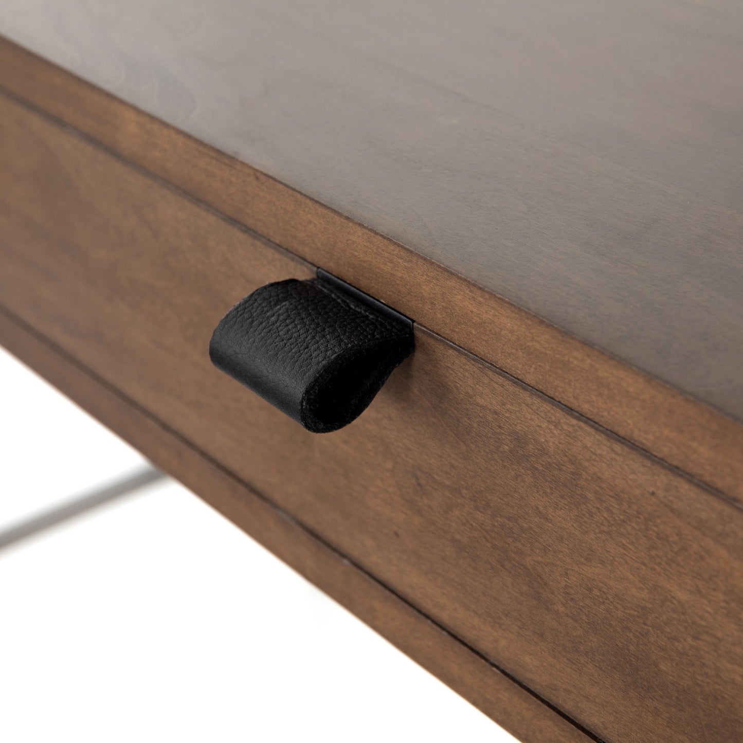 016 SI-1717041 | Additional Silo | Trey Modular Wall Desk by Four Hands. Made from solid poplar, top grain leather in a modern style.