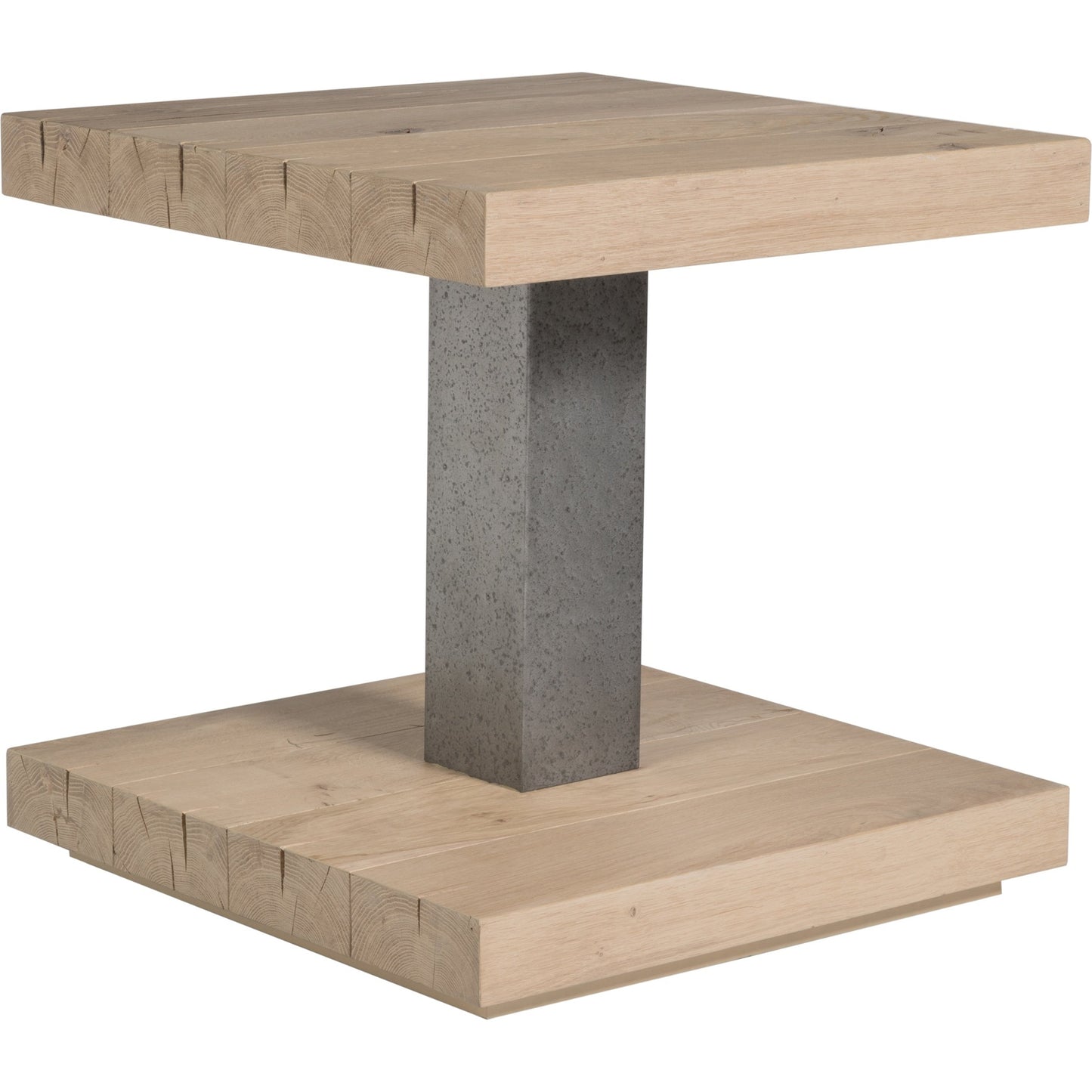 001 SI-1770645 | Additional Silo | Verite End Table by Artistica Home in natural, antiqued gun metal. Made from unique in a modern style.