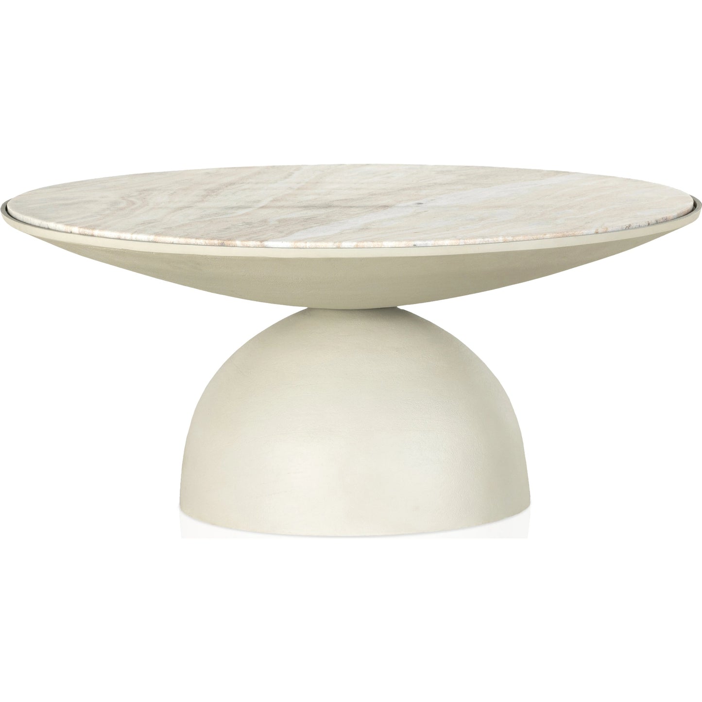 016 SI-1980323 | Additional Silo | Corbett Coffee Table by Four Hands. Made from solid marble, aluminum, engineered hardwood in a eclectic & global style.