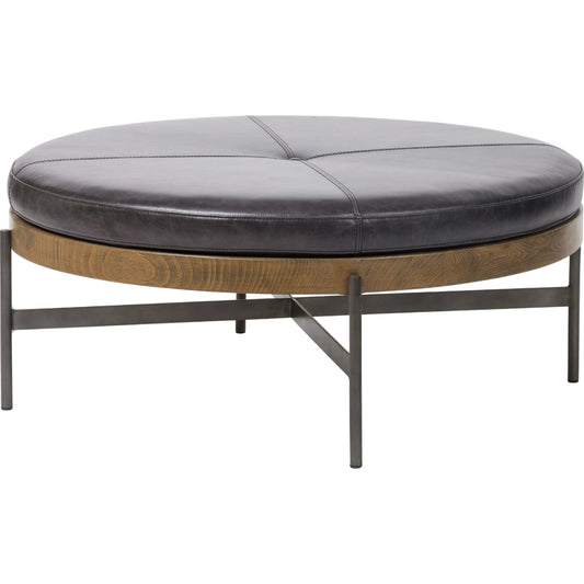 Edwyn Large Ottoman by Four Hands. Made from unique in a modern style.