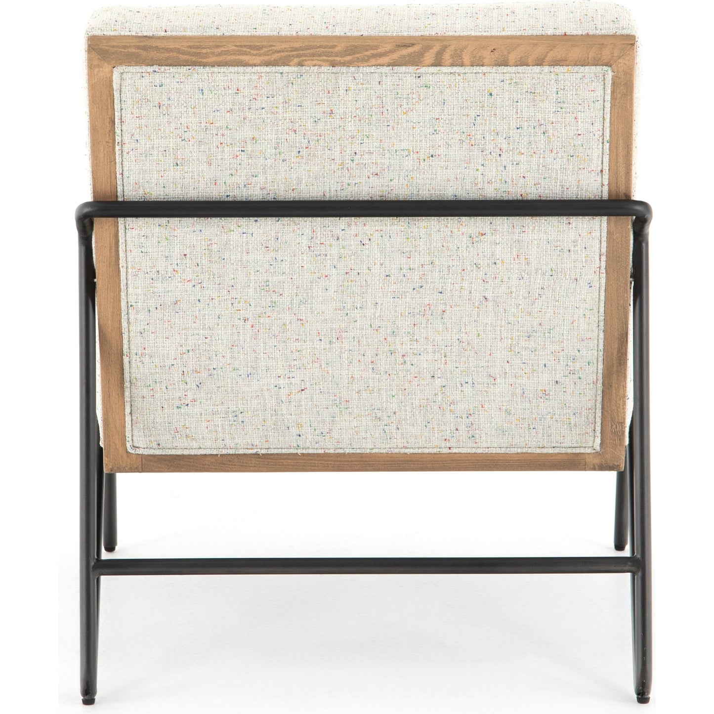005 SI-1716536 | Additional Silo | Romy Chair by Four Hands in neutral fleck. Made from 60% polyester, 40% acrylic, solid beech, iron in a modern style.