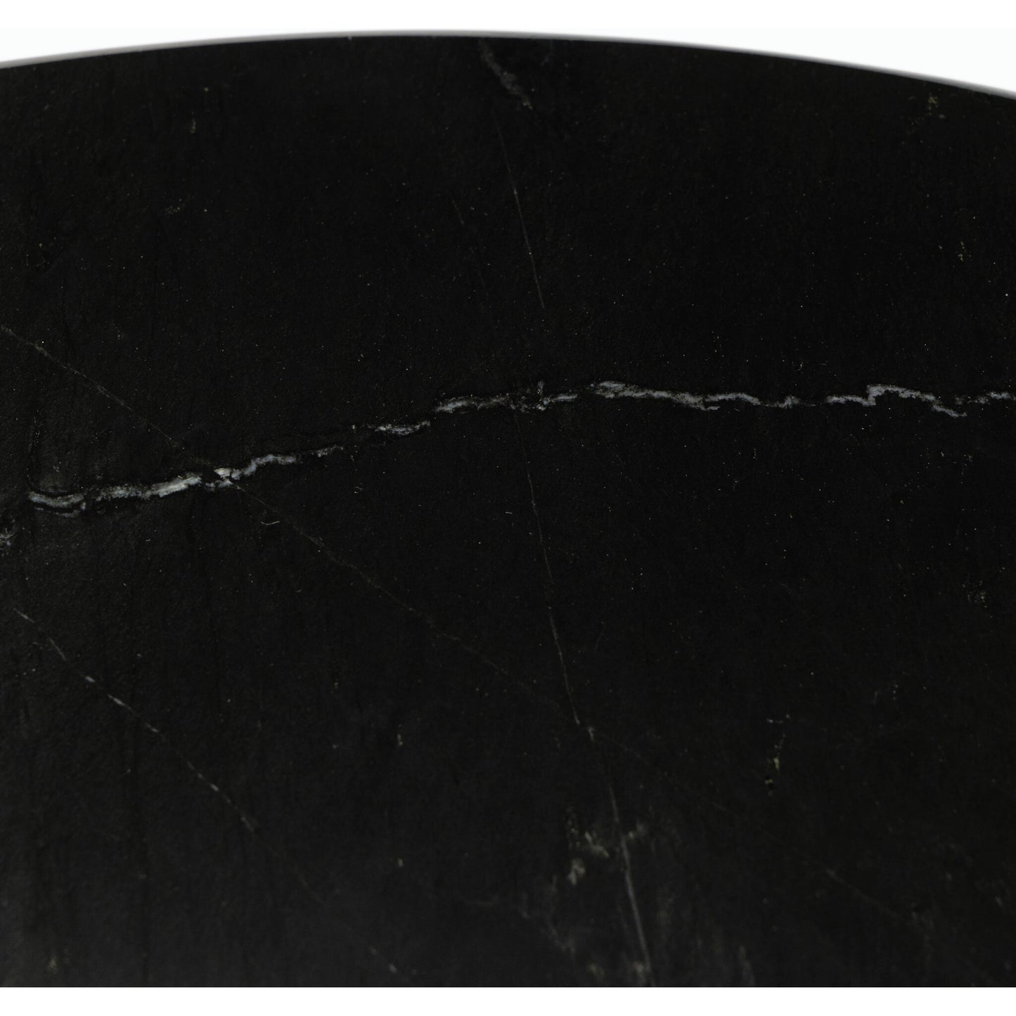 016 SI-2158062 | Closeup | Belle Round Dining Table by Four Hands. Made from solid marble, iron in a modern style.