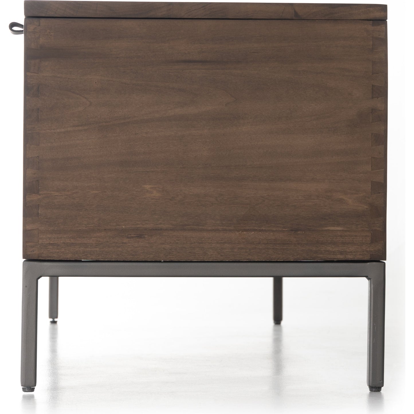 017 SI-1717053 | Additional Silo | Trey Trunk by Four Hands. Made from solid poplar, top grain leather, iron in a rustic style.