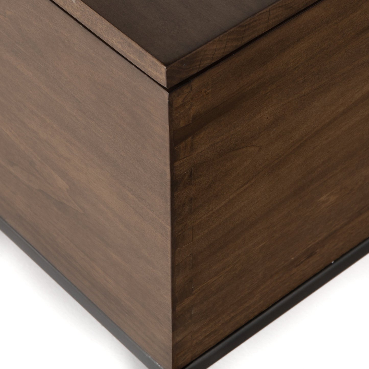 019 SI-1717053 | Additional Silo | Trey Trunk by Four Hands. Made from solid poplar, top grain leather, iron in a rustic style.