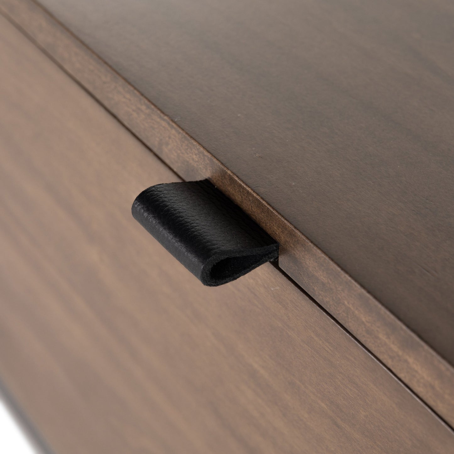 021 SI-1717053 | Additional Silo | Trey Trunk by Four Hands. Made from solid poplar, top grain leather, iron in a rustic style.
