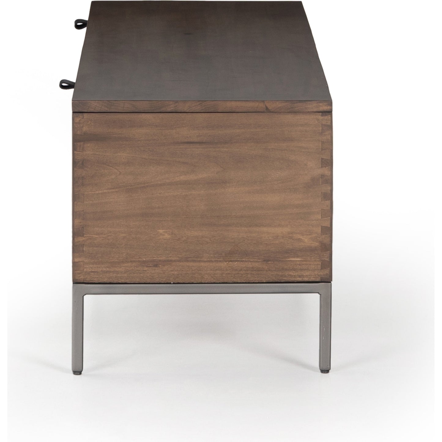 009 SI-1717053 | Additional Silo | Trey Trunk by Four Hands. Made from solid poplar, top grain leather, iron in a rustic style.