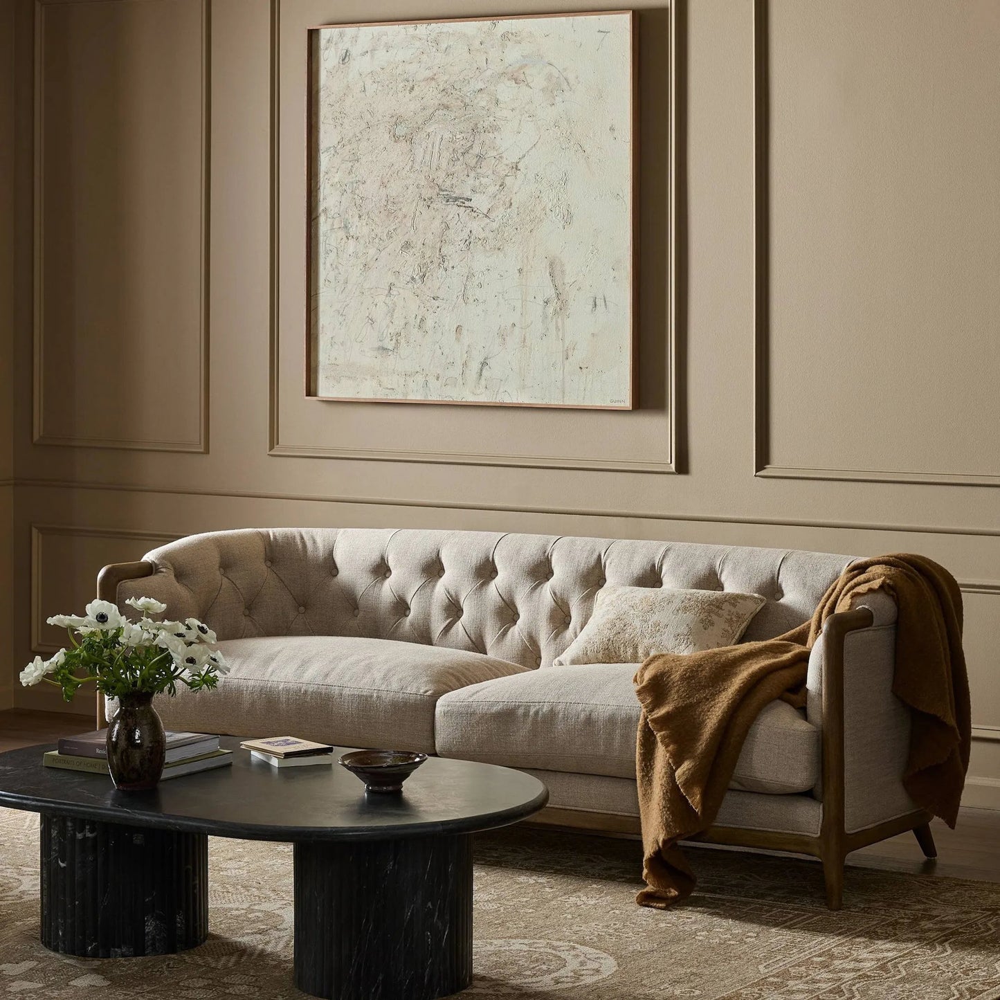 070 SI-1902081 | Lifestyle | Ellsworth Sofa by Four Hands. Made from unique in a transitional style.