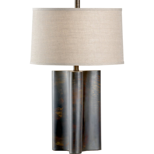 001 SR-386349 | Primary Silo | Savoy Lamp by Wildwood in scorched bronze. Made from other: metal in a modern style.