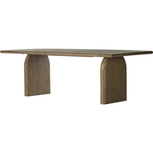 Sorrento Dining Table by Four Hands in aged drift mindi. Made from mindi solid in a eclectic & global style.