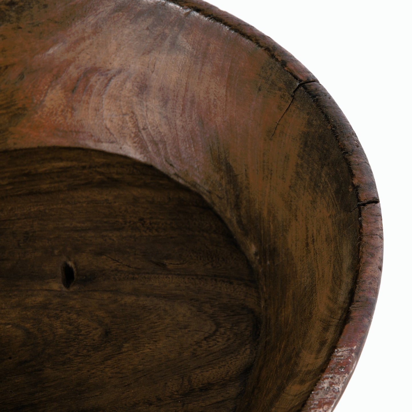 008 SI-1715340 | Closeup | Found Wooden Bowl by Four Hands in reclaimed natural. Made from solid mixed reclaimed wood in a eclectic & global style.