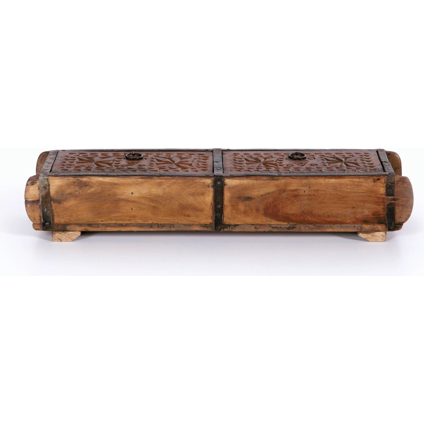 010 SI-1715339 | Additional Silo | Found Carved Box by Four Hands in reclaimed natural. Made from solid mixed reclaimed wood in a eclectic & global style.