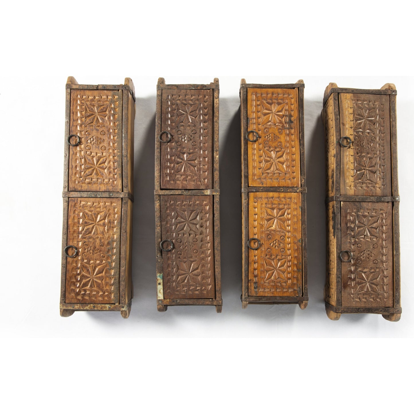 009 SI-1715339 | Additional Silo | Found Carved Box by Four Hands in reclaimed natural. Made from solid mixed reclaimed wood in a eclectic & global style.