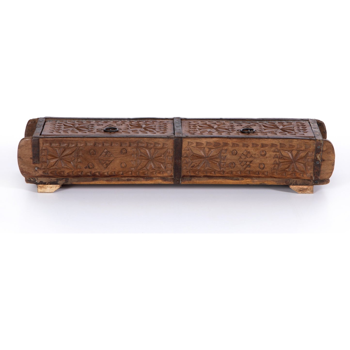 003 SI-1715339 | Additional Silo | Found Carved Box by Four Hands in reclaimed natural. Made from solid mixed reclaimed wood in a eclectic & global style.