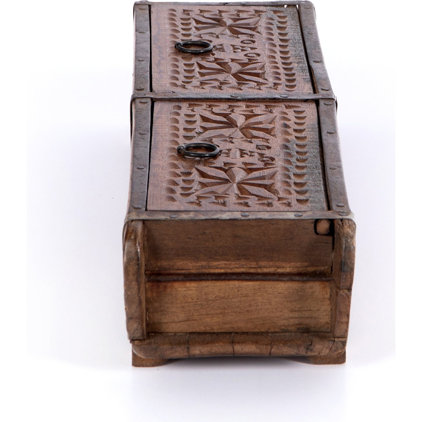 005 SI-1715339 | Additional Silo | Found Carved Box by Four Hands in reclaimed natural. Made from solid mixed reclaimed wood in a eclectic & global style.