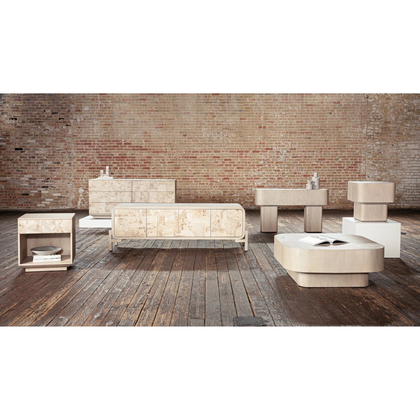 024 SI-1714473 | Lifestyle | Blanco Coffee Table by Four Hands. Made from unique in a modern style.