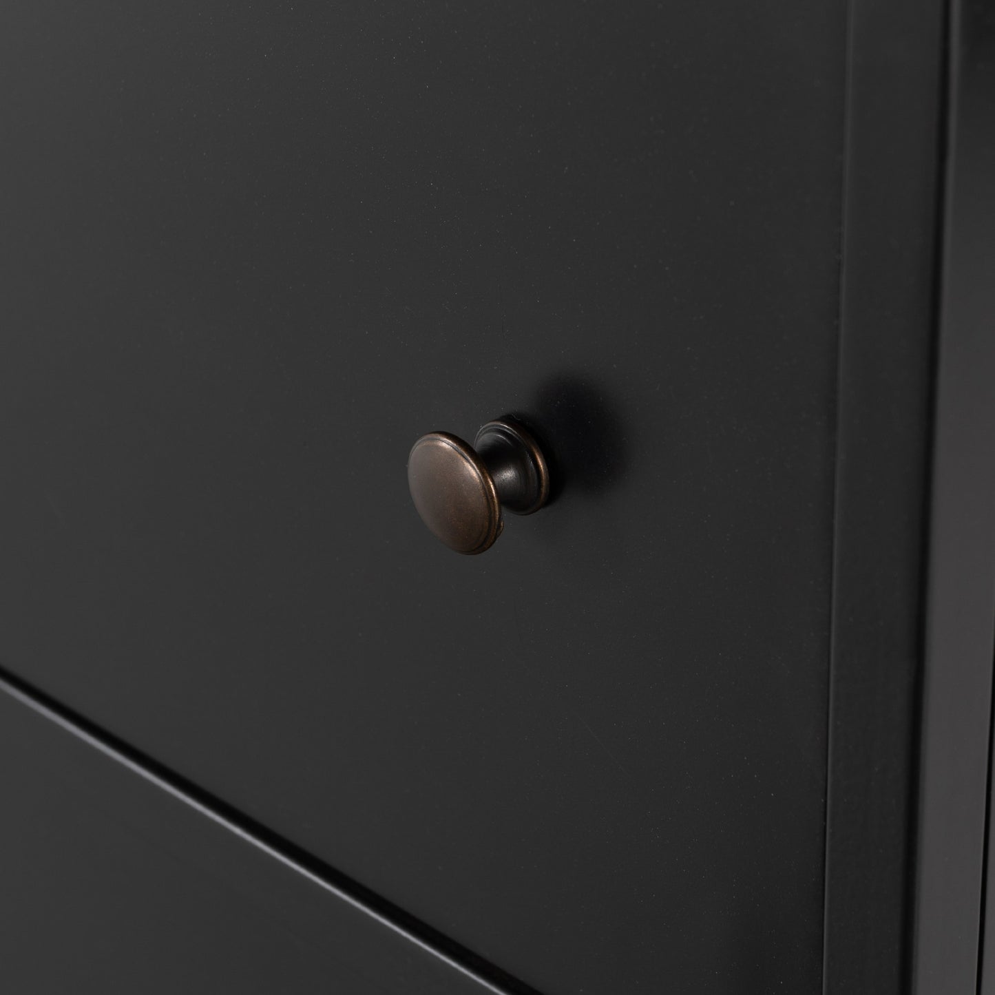 007 SI-1716661 | Additional Silo | Shadow Box Executive Desk by Four Hands in black. Made from iron in a modern style.