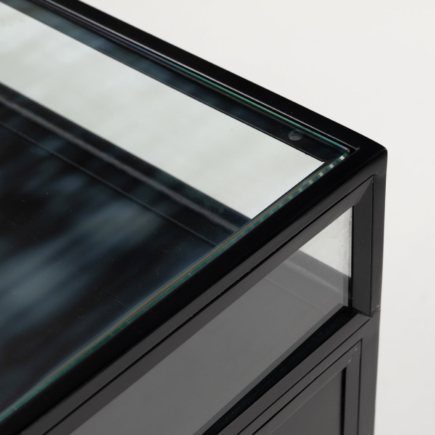 011 SI-1716661 | Additional Silo | Shadow Box Executive Desk by Four Hands in black. Made from iron in a modern style.