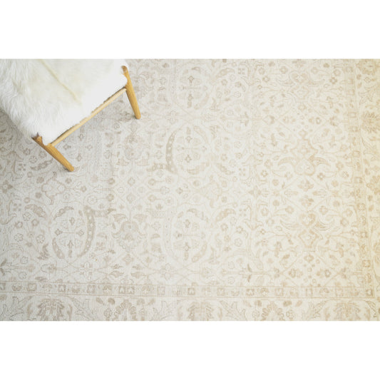 Restoration Rug by Exquisite Rugs in beige, gold. Made from new zealand wool in a unique style.