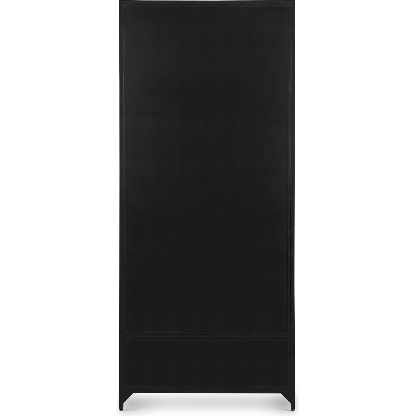 005 SI-1716656 | Additional Silo | Shadow Box Cabinet by Four Hands in black, weathered bronze. Made from iron in a modern style.