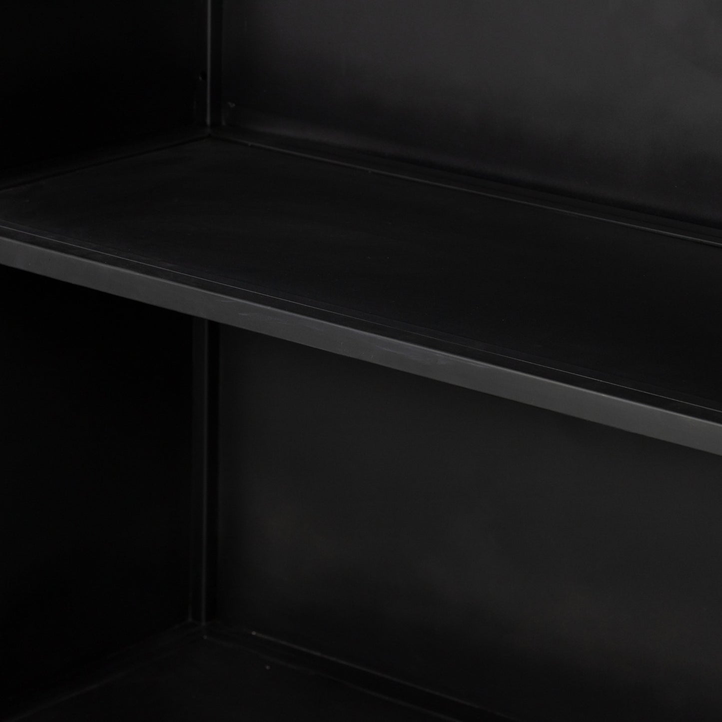 007 SI-1716656 | Additional Silo | Shadow Box Cabinet by Four Hands in black, weathered bronze. Made from iron in a modern style.