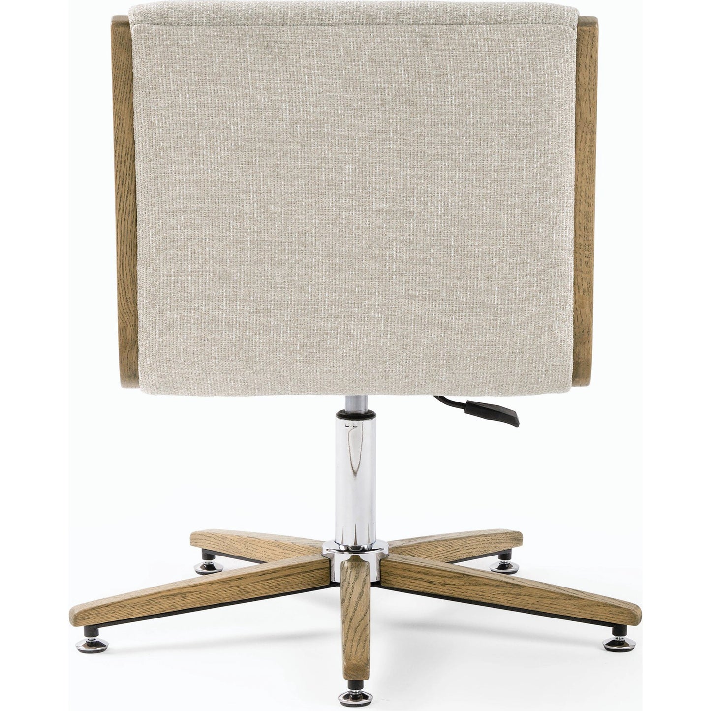 006 SI-1797945 | Additional Silo | Carla Desk Chair by Four Hands. Made from 100% polyester, solid oak in a modern style.