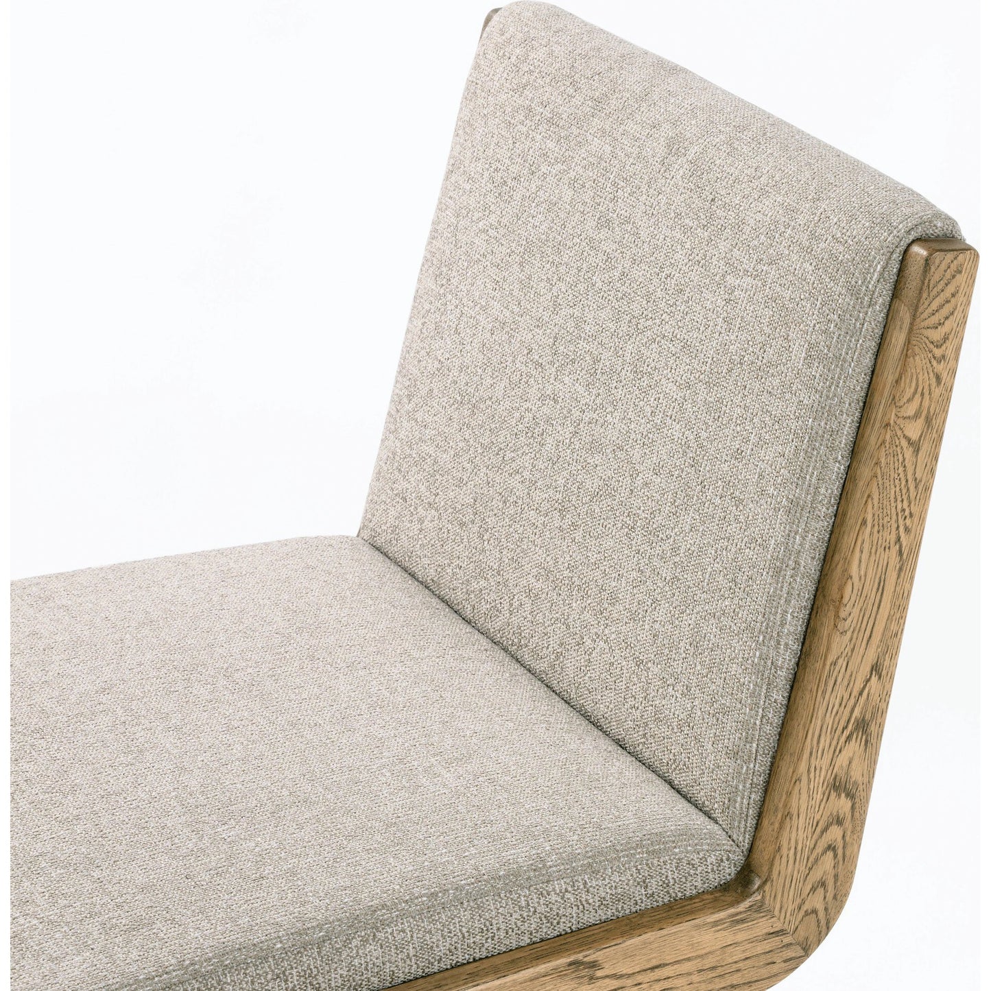 013 SI-1797945 | Closeup | Carla Desk Chair by Four Hands. Made from 100% polyester, solid oak in a modern style.
