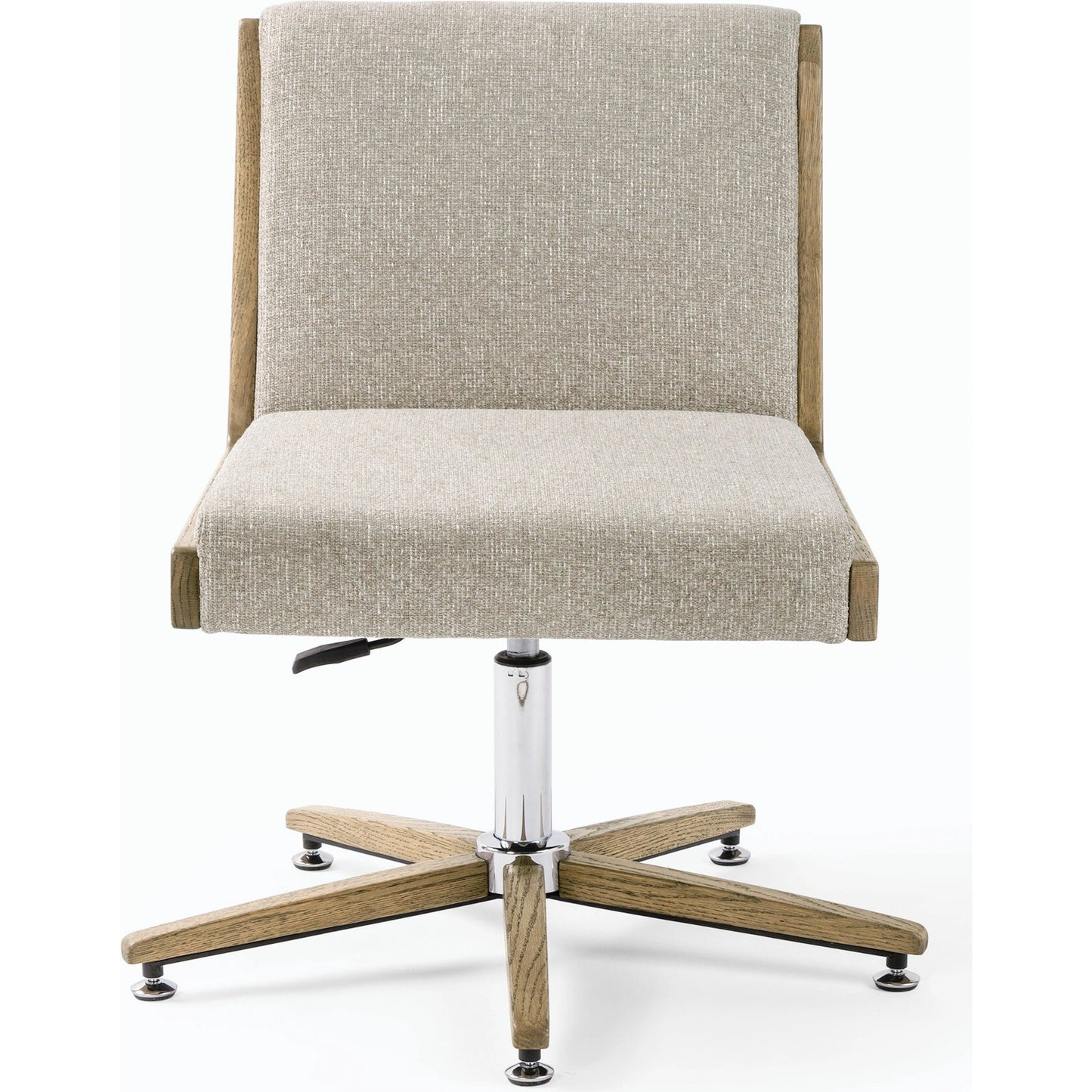 004 SI-1797945 | Additional Silo | Carla Desk Chair by Four Hands. Made from 100% polyester, solid oak in a modern style.