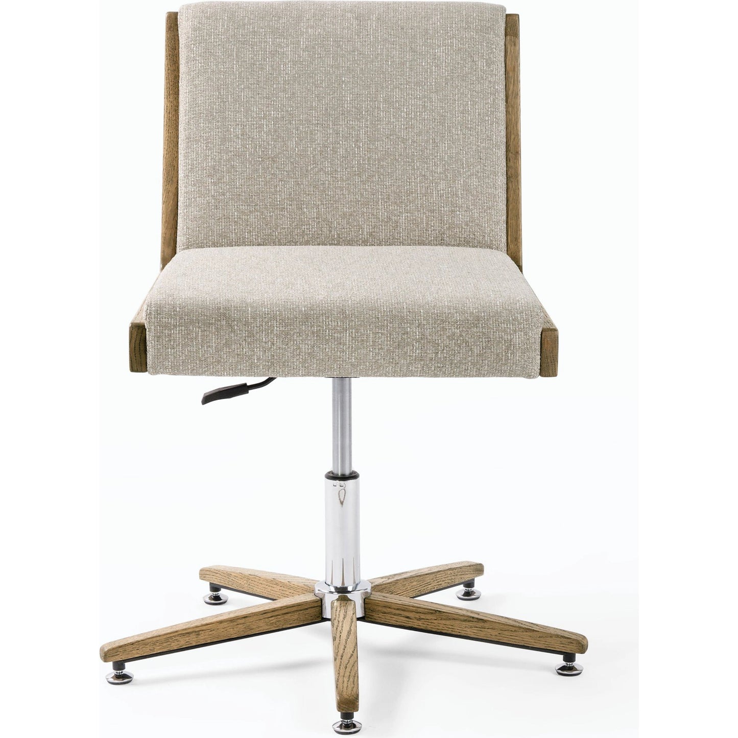 008 SI-1797945 | Additional Silo | Carla Desk Chair by Four Hands. Made from 100% polyester, solid oak in a modern style.