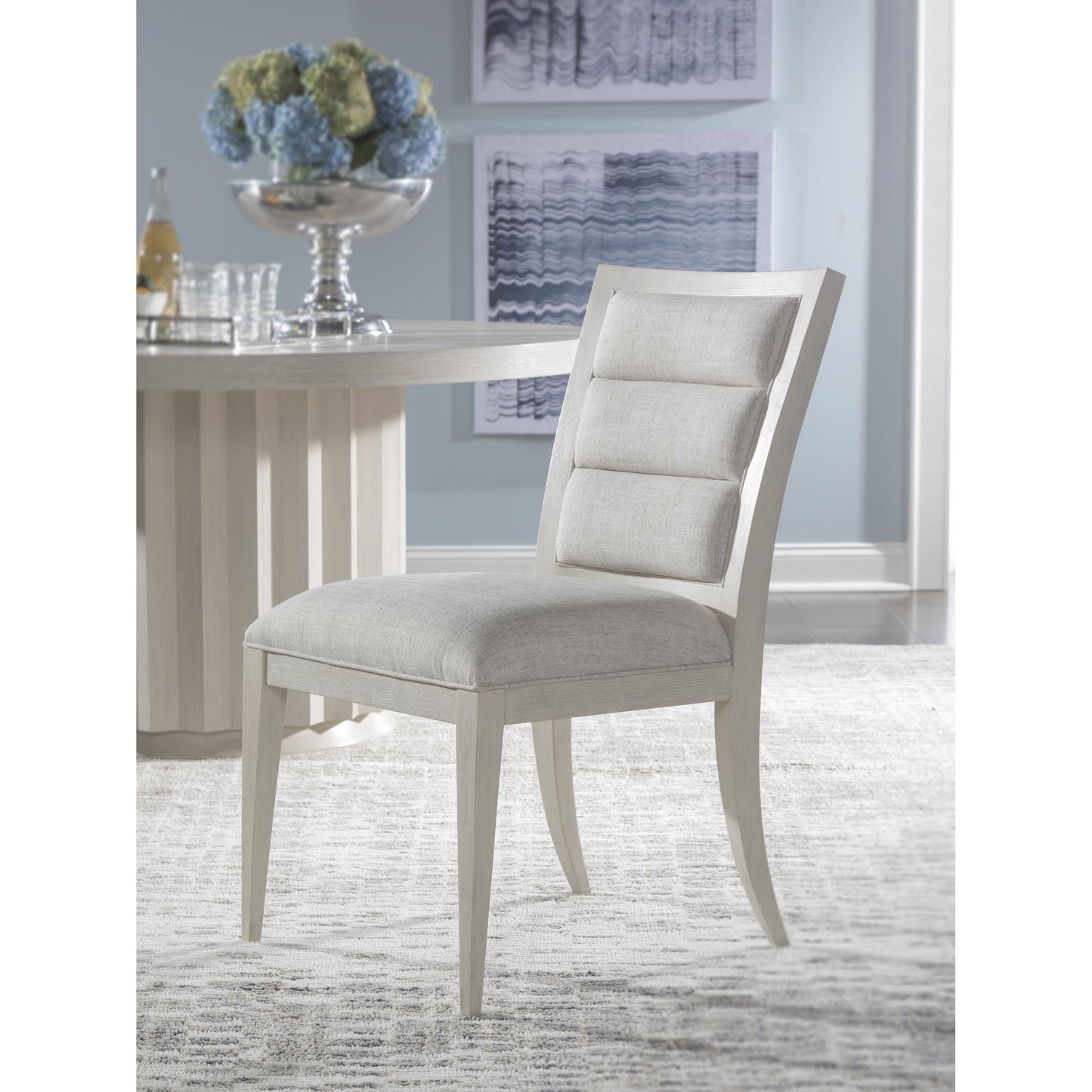 002 SI-1823410 | Additional Silo | Stella Side Chair by Artistica Home in cerused white gray. Made from unique in a transitional style.