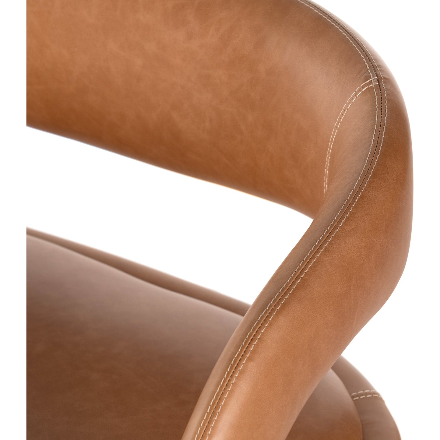 009 SI-1797599 | Additional Silo | Hawkins Dining Bench by Four Hands in sonoma butterscotch. Made from top grain leather, poplar plywood, 100% polyester in a modern style.