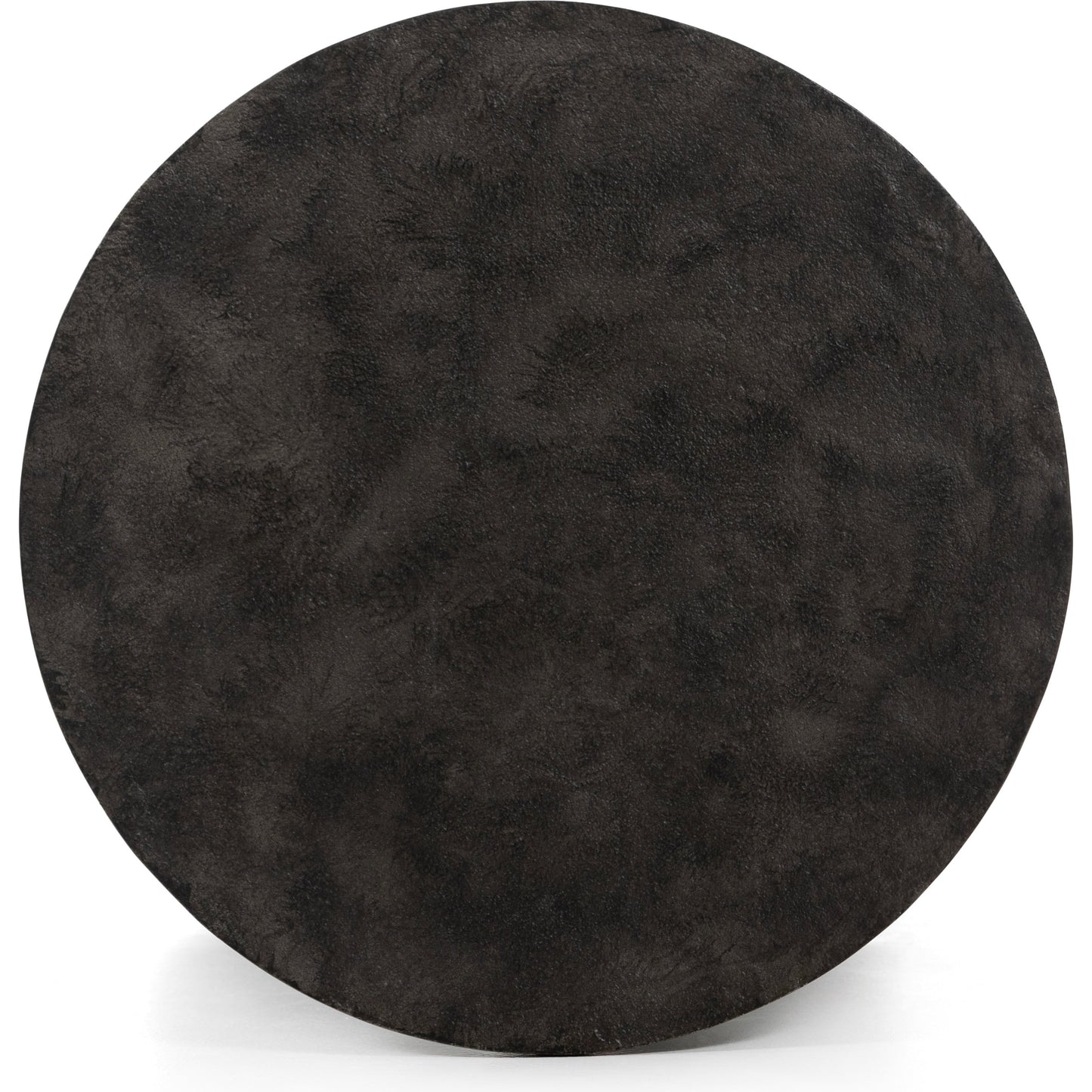 005 SI-1797624 | Additional Silo | Sante End Table by Four Hands in raw black. Made from aluminum, engineered hardwood in a modern style.