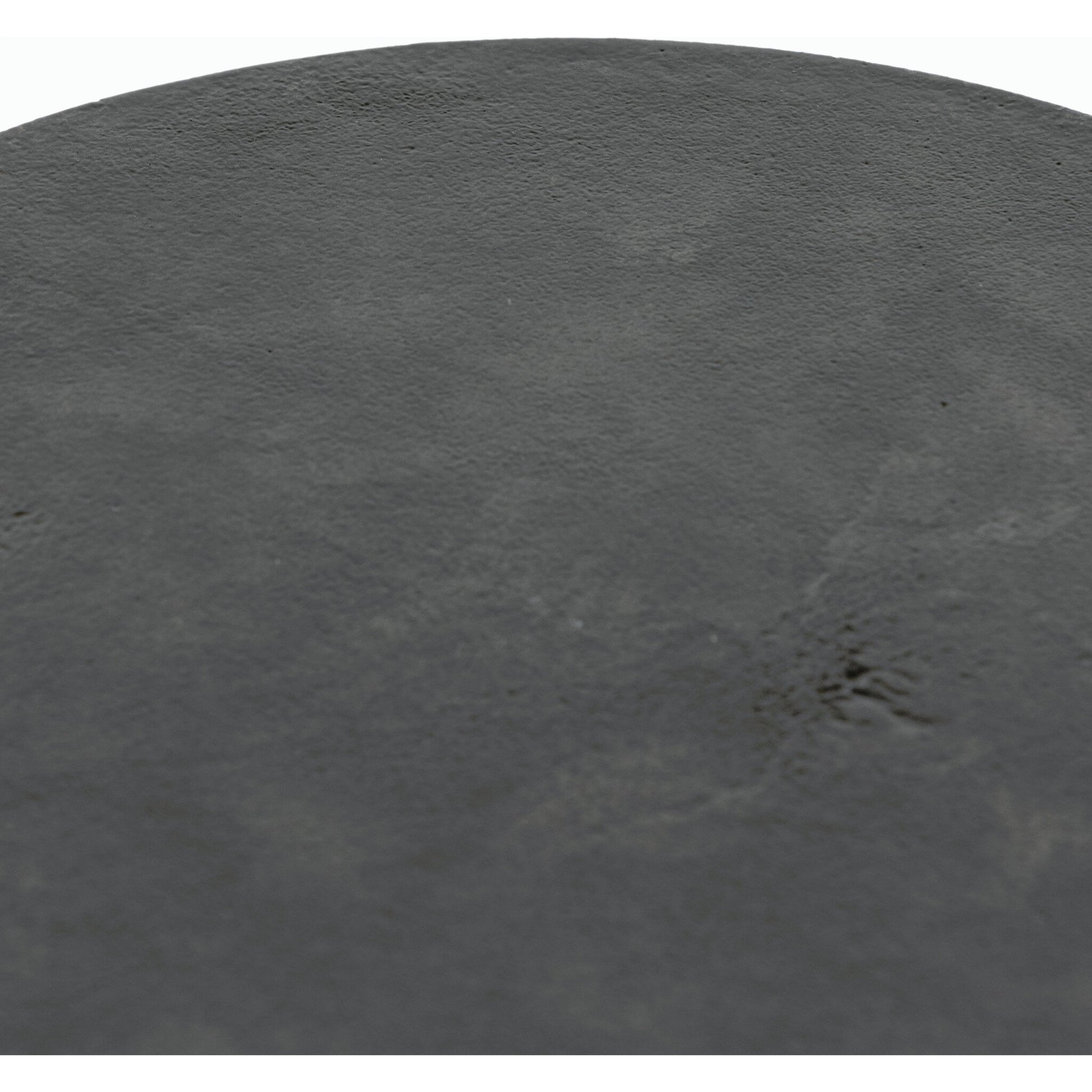 Gino End Table by Four Hands in raw black. Made from aluminum, engineered hardwood in a modern style.