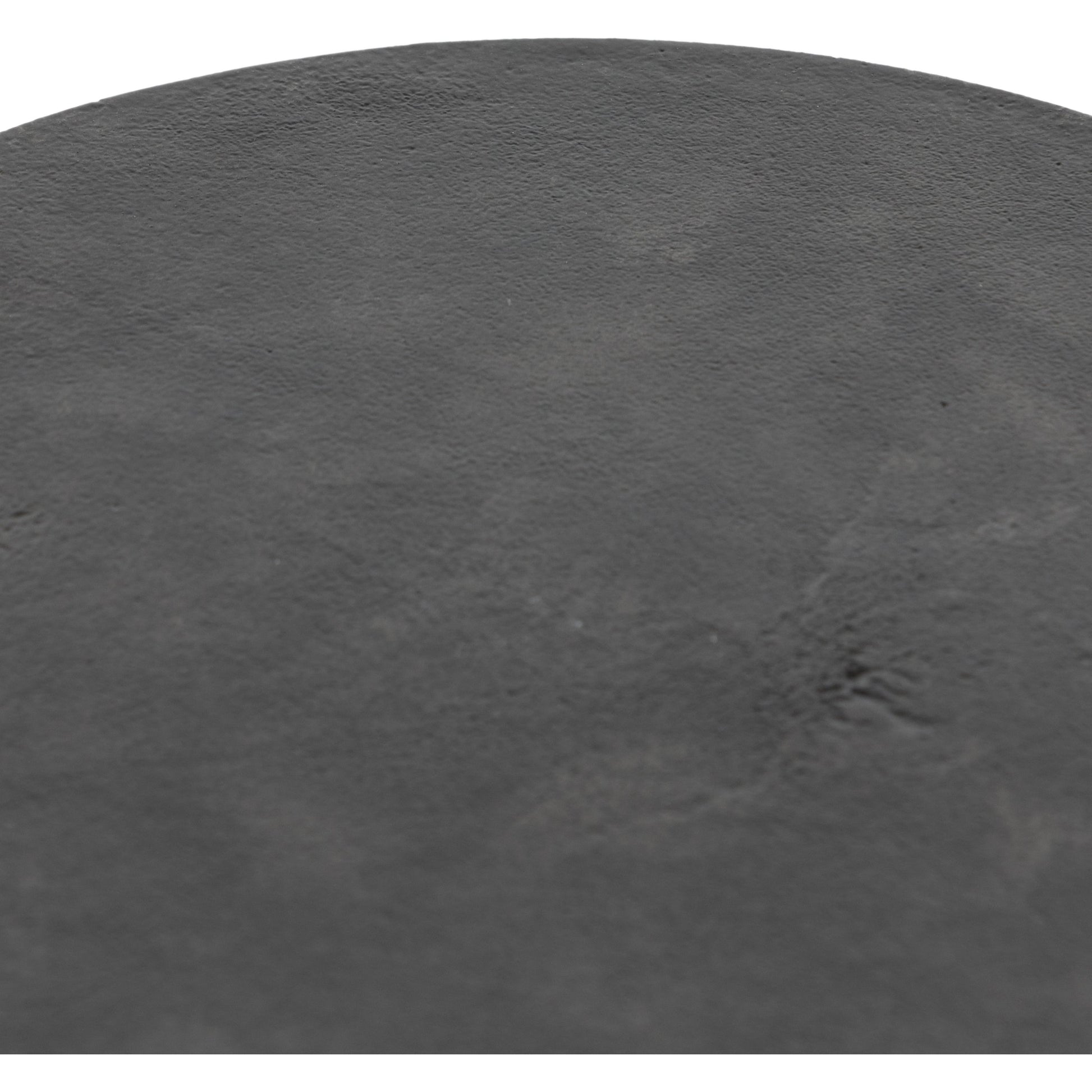 Gino End Table by Four Hands in raw black. Made from aluminum, engineered hardwood in a modern style.