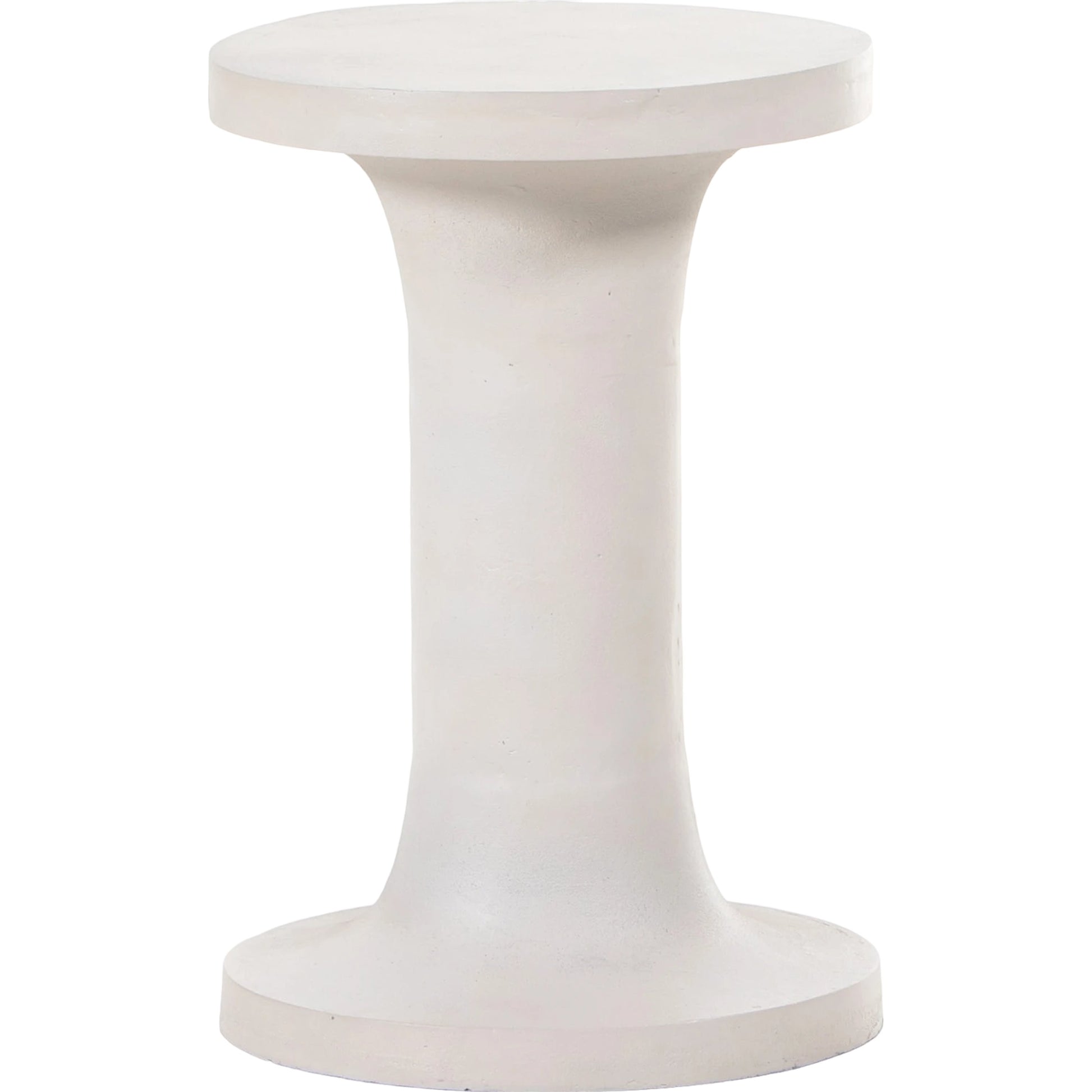 Gino End Table by Four Hands in raw black. Made from aluminum, engineered hardwood in a modern style.