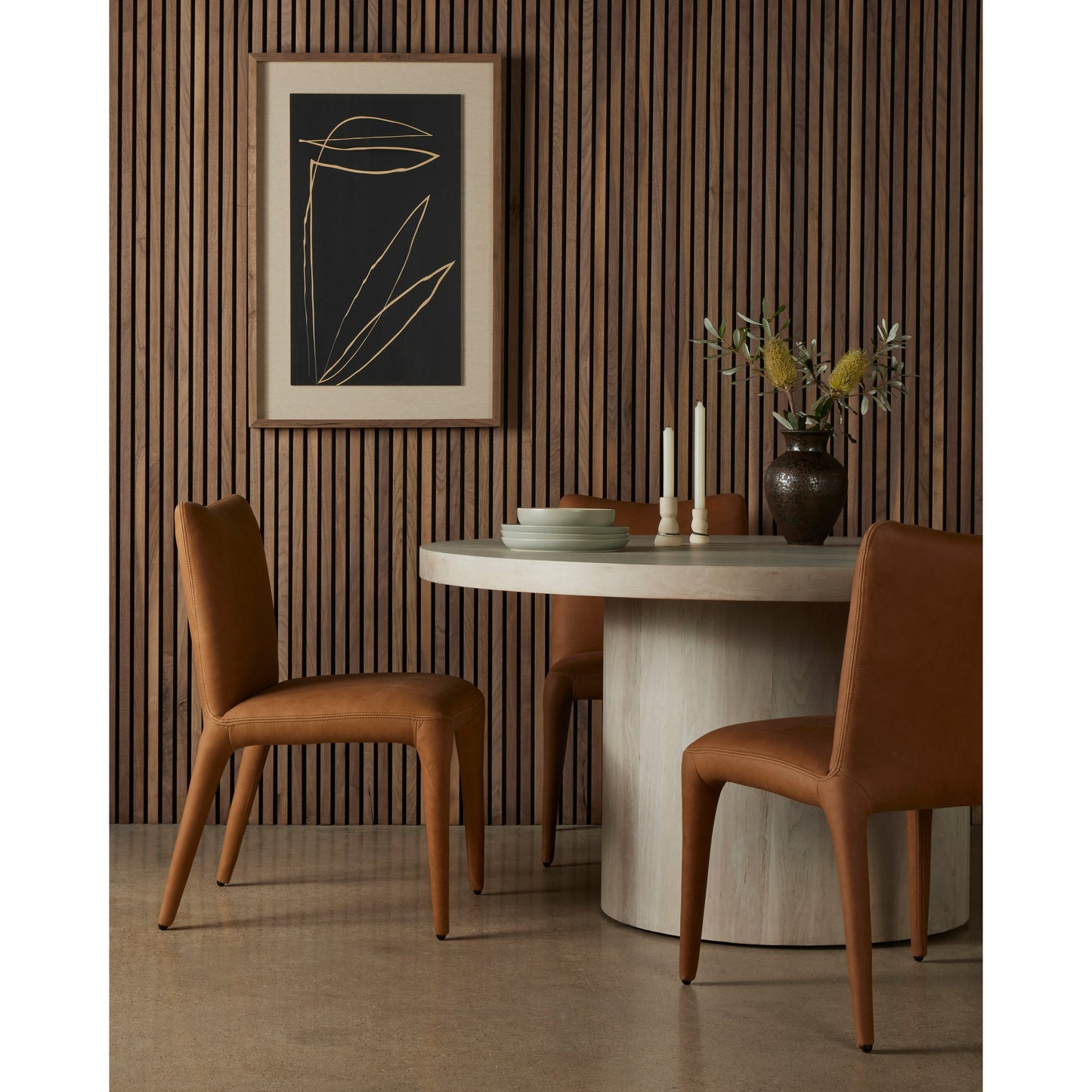041 SI-1716158 | Lifestyle | Monza Dining Chair by Four Hands. Made from unique in a modern style.