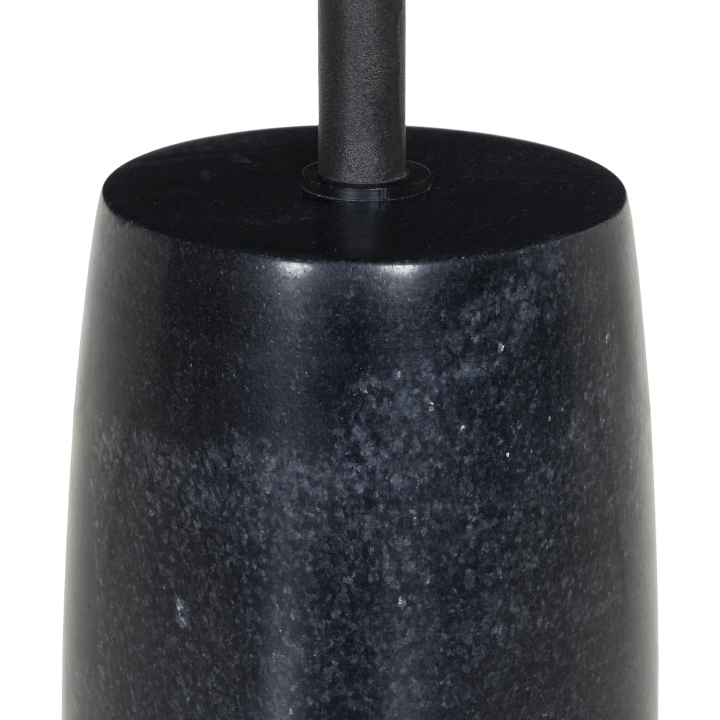 026 SI-2377040 | Closeup | Cronos End Table by Four Hands. Made from aluminum, solid marble in a modern style.