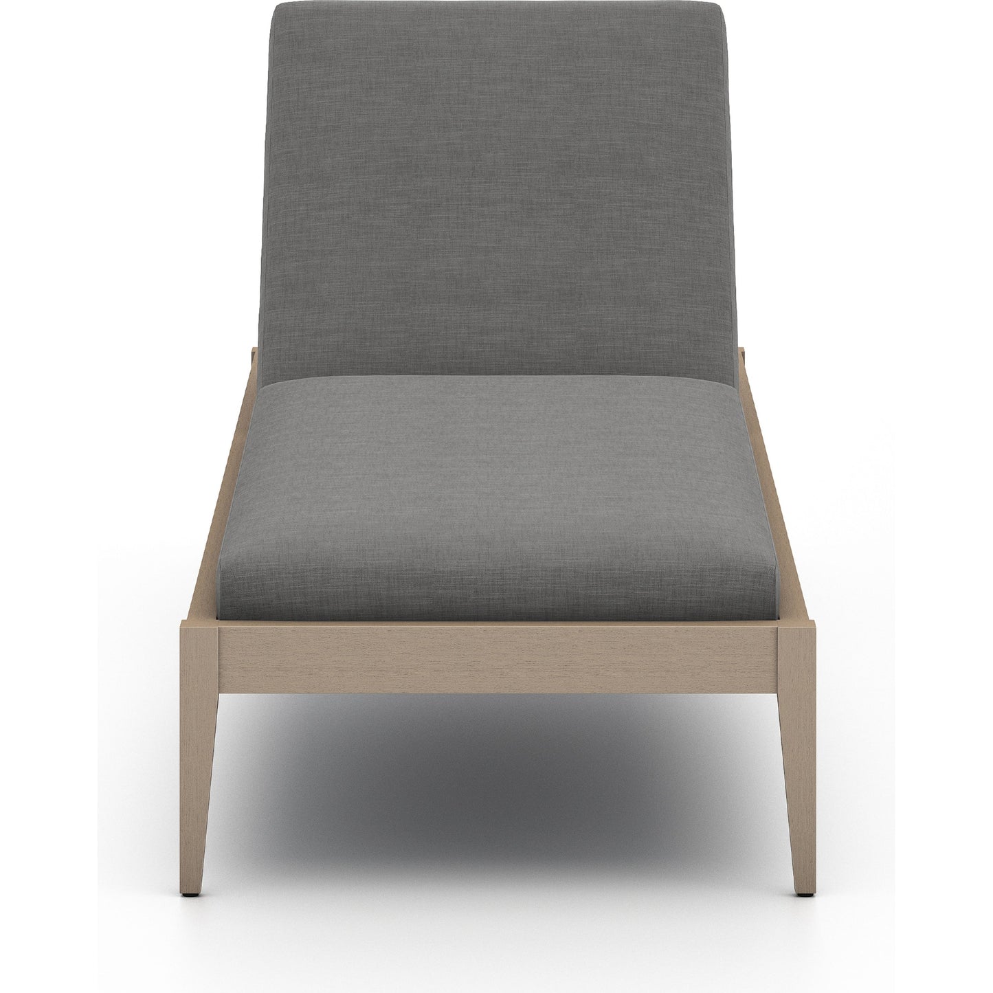 039 SI-1798262 | Additional Silo | Sherwood Outdoor Chaise by Four Hands. Made from 100% olefin, solid fsc®-certified teak, 100% polypropylene in a coastal style.