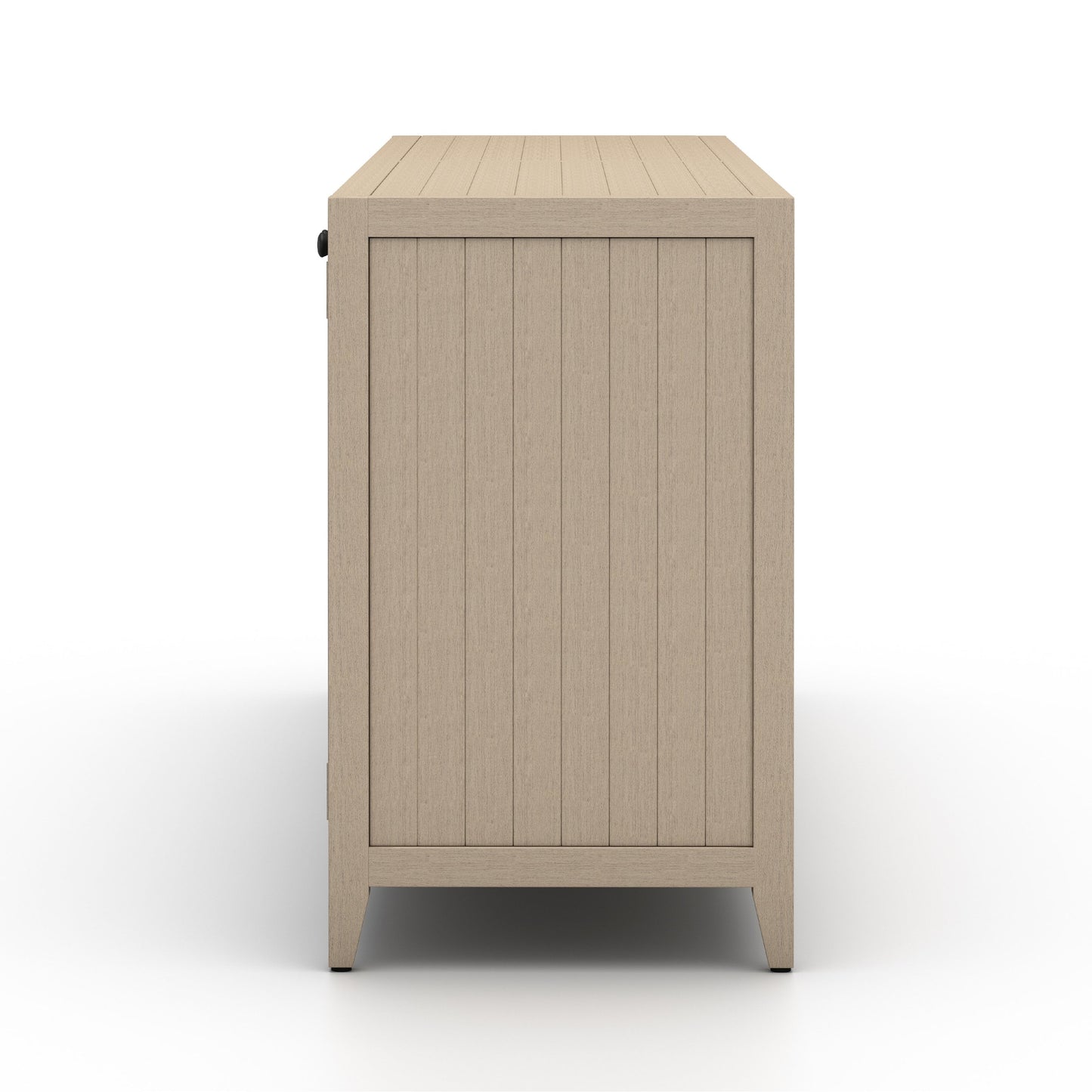 005 SI-1800047 | Additional Silo | Sherwood Outdoor Sideboard by Four Hands. Made from solid fsc®-certified teak, 100% polypropylene in a coastal style.