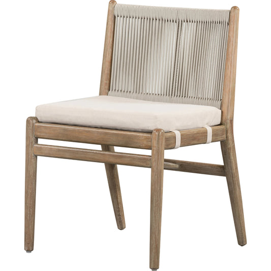 001 SI-1716562 | Additional Silo | Rosen Outdoor Dining Chair by Four Hands in lakin oat. Made from 100% olefin, solid fsc®-certified eucalyptus, 98% polypropylene, 2% polyester in a coastal style.