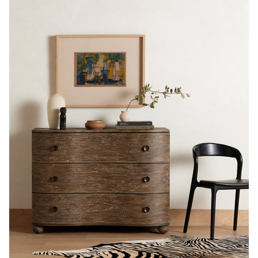 Amare Dining Chair by Four Hands. Made from top grain leather, solid ash in a modern style.