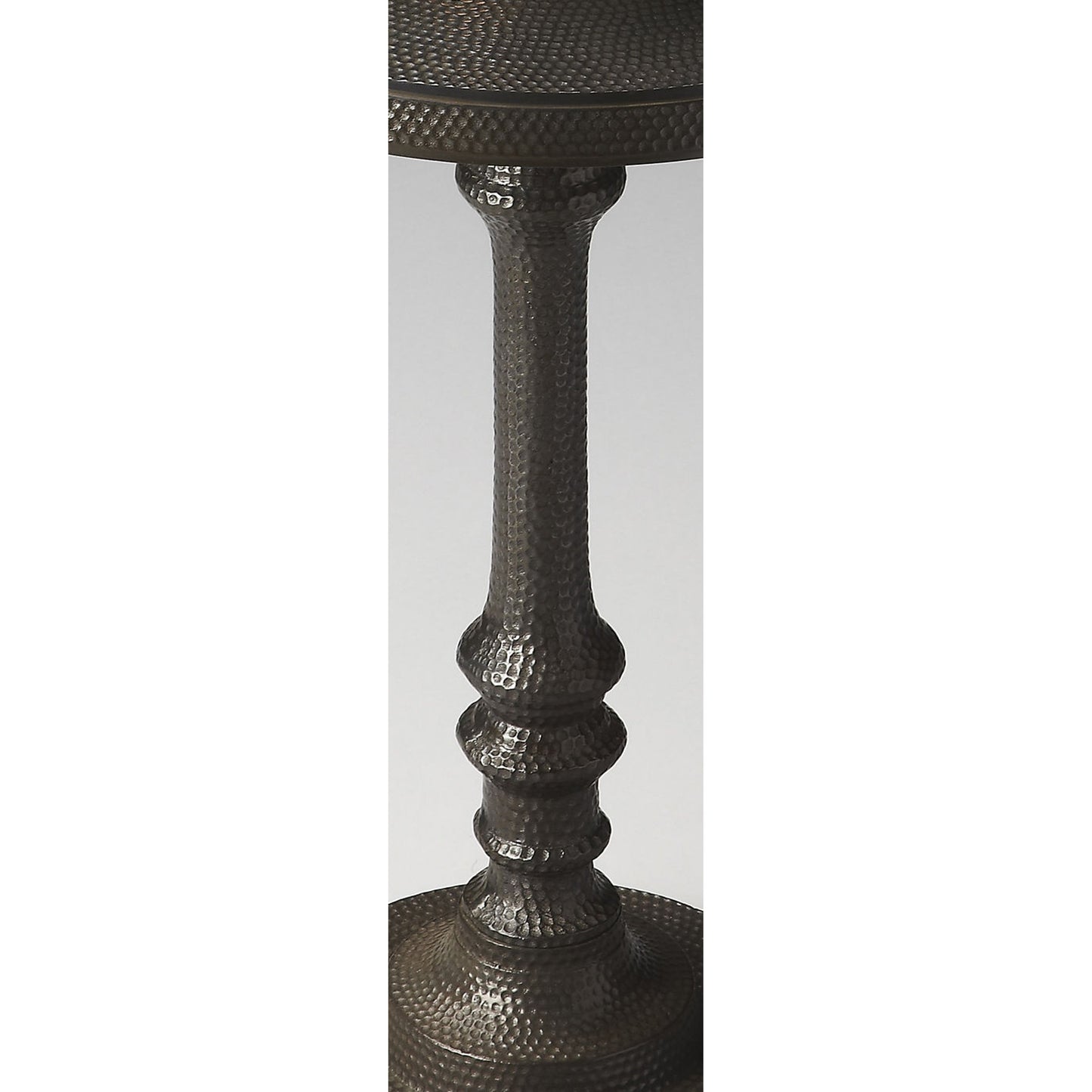 004 O-BUTLER-2275025 | Additional Silo | Tanya Metal Pedestal Accent Table by Butler Specialty Company in bronze and metalworks. Made from cast aluminum in a traditional style.