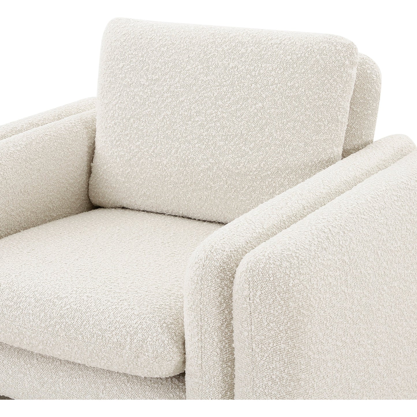 002 SI-1902382 | Additional Silo | Kimora Chair by Four Hands in knoll natural. Made from 95% polyester, 5% acrylic, poplar plywood, 100% polyester in a modern style.