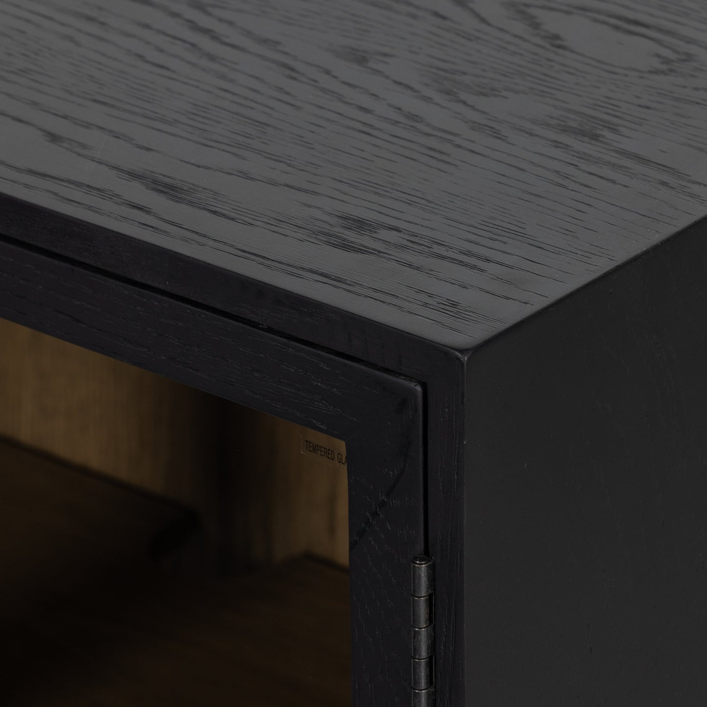 016 SI-1902337 | Additional Silo | Millie Cabinet by Four Hands in matte black, drifted oak. Made from unique in a modern style.