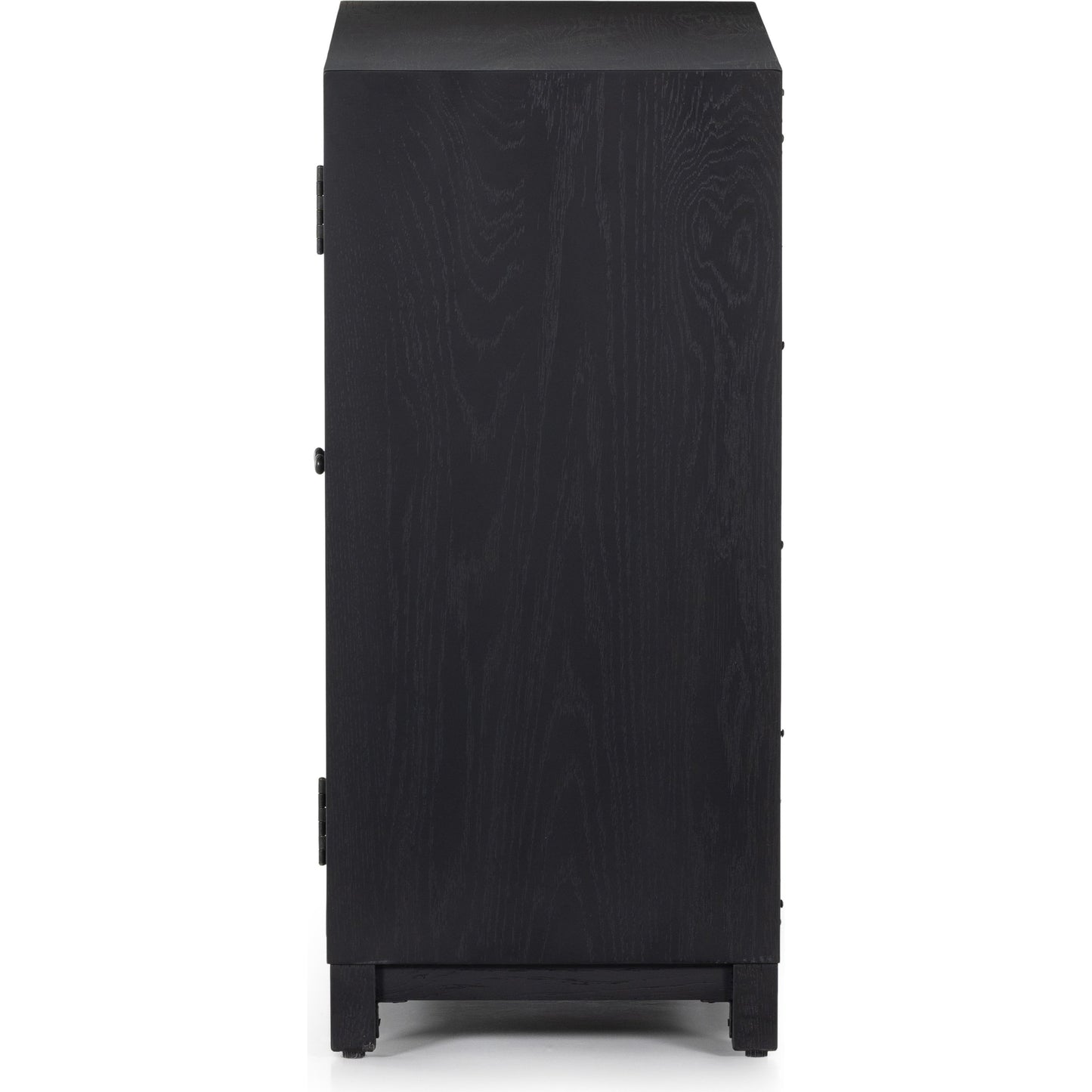 013 SI-1902337 | Additional Silo | Millie Cabinet by Four Hands in matte black, drifted oak. Made from unique in a modern style.