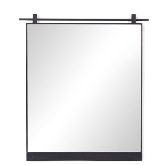 Chico Mirror by Four Hands. Made from iron, engineered hardwood, mirror in a modern style.