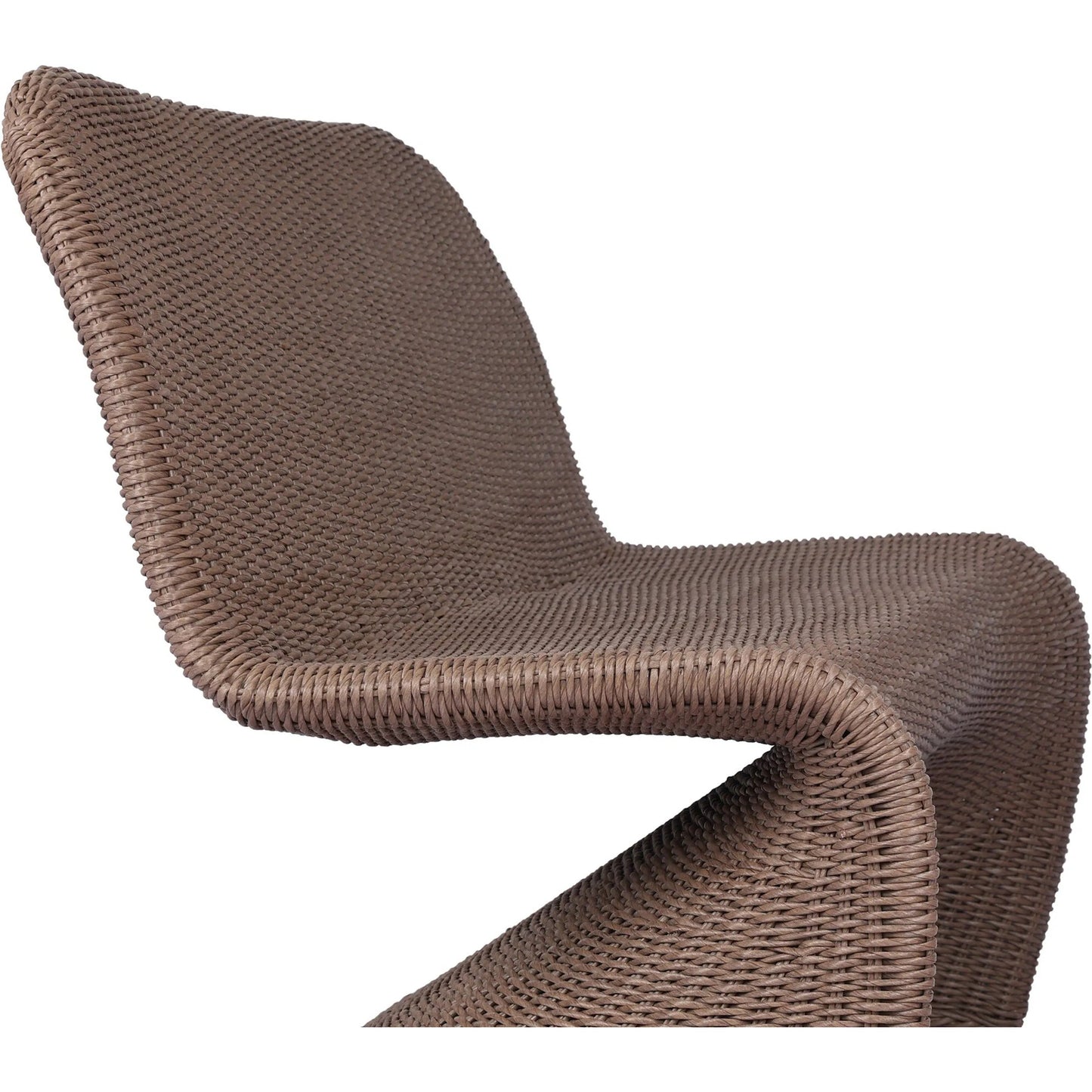 037 SI-2327588 | Closeup | Portia Outdoor Dining Bench by Four Hands. Made from 100% polyethylene, iron in a coastal style.