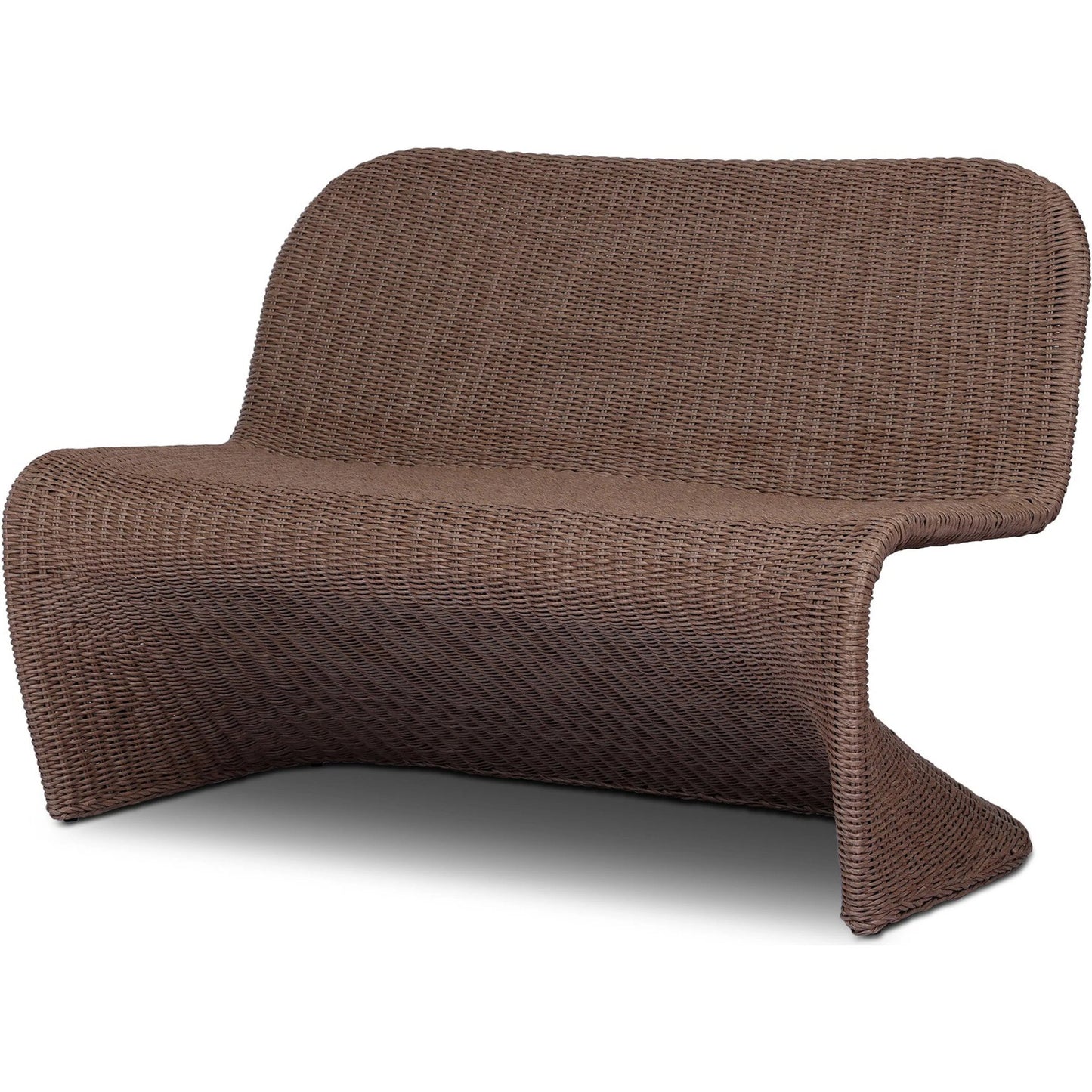 004 SI-2327588 | Primary Silo | Portia Outdoor Dining Bench by Four Hands. Made from 100% polyethylene, iron in a coastal style.