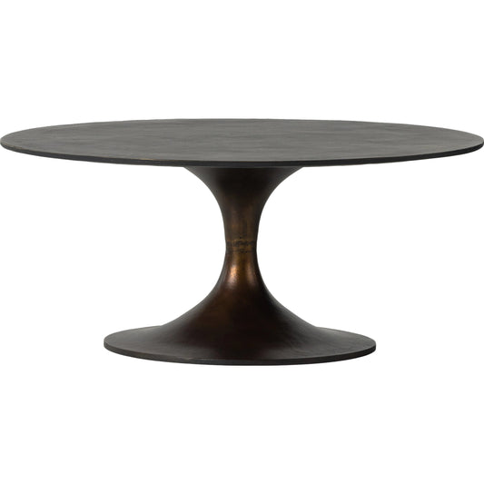 001 SI-1901143 | Primary Silo | Simone Round Coffee Table by Four Hands. Made from unique in a modern style.