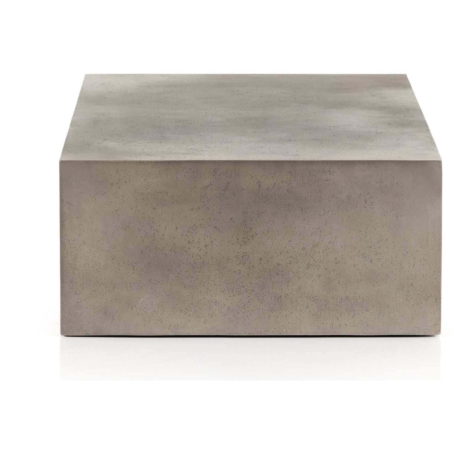 004 SI-1799175 | Additional Silo | Faro Coffee Table by Four Hands in washed natural veneer, dark grey concrete and washed natural, dark grey. Made from faux concrete, thick oak veneer in a modern style.